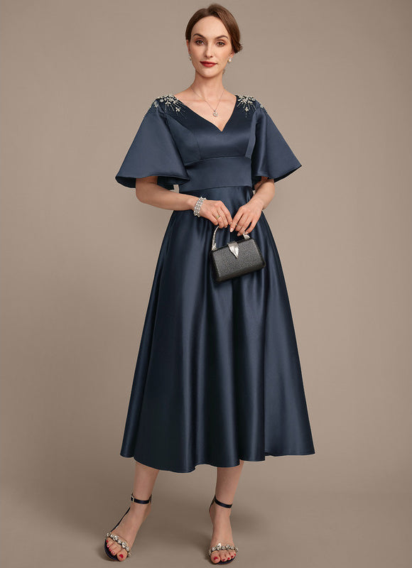 Robe Chic Satin Nuit Élégante - gallery 4