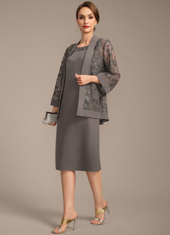 Robe Chic Veste Élégante Grise - gallery 3