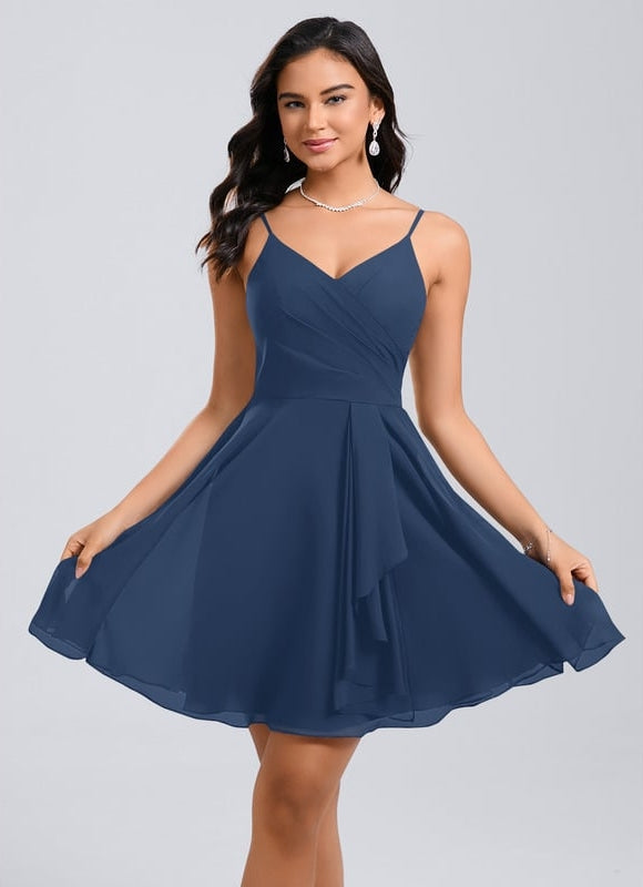 Robe Chic Courte Marine