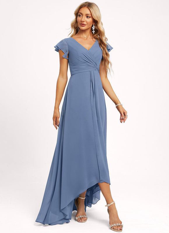 Robe Chic Fluide Bleu Nuit - gallery 3