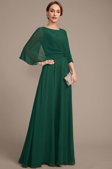 Robe Chic Mousseline Nuit - gallery 4