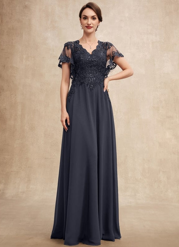 Robe Chic Longue Bleu Cobalt