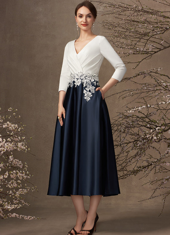 Robe Chic Élégance Bicolore