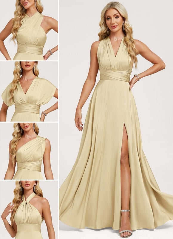 Robe Chic Satin Sable
