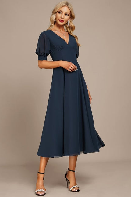 Robe Chic Émeraude Flottante - gallery 1