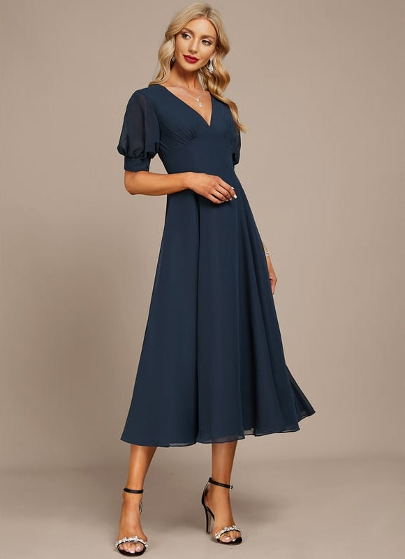 Robe Chic Émeraude Flottante - gallery 1