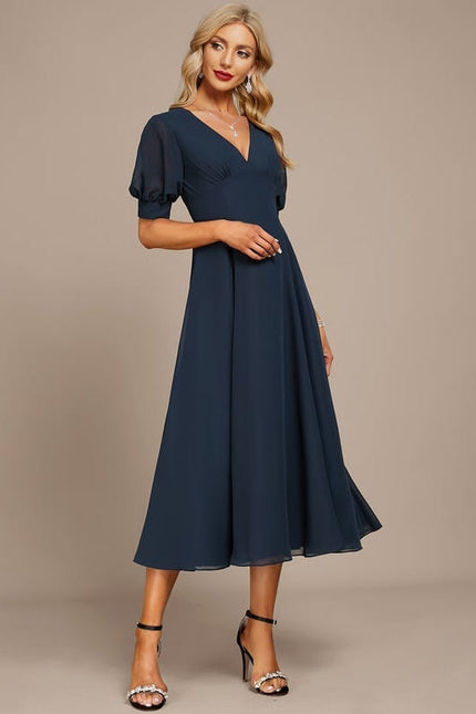 Robe Chic Émeraude Flottante - gallery 1
