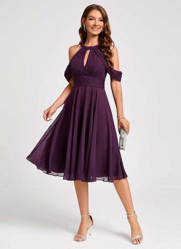 Robe Chic Éclat Violet - gallery 2