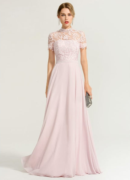 Robe Chic Élégance Rosée Légère