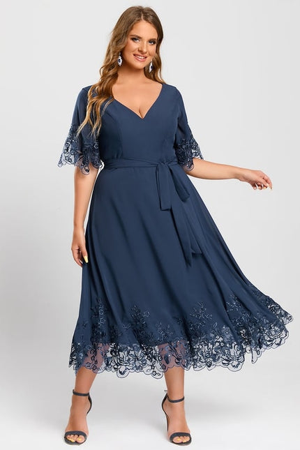 Robe Chic Légère Dentelle - gallery 7