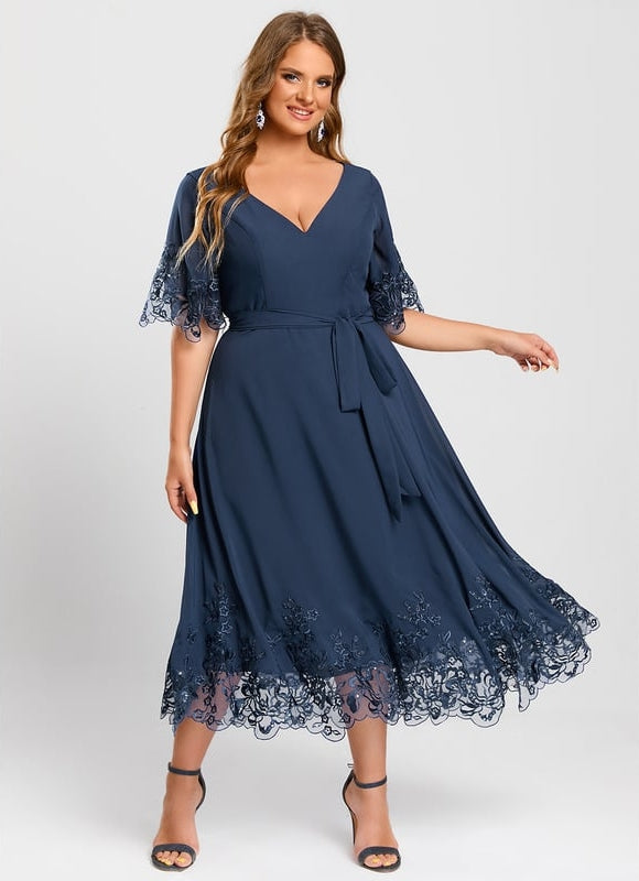 Robe Chic Légère Dentelle - gallery 7