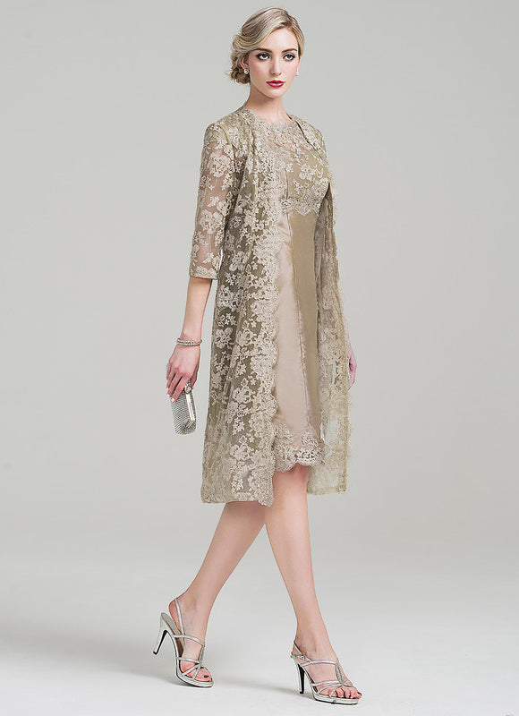 Robe Chic Dentelle Olive - gallery 3