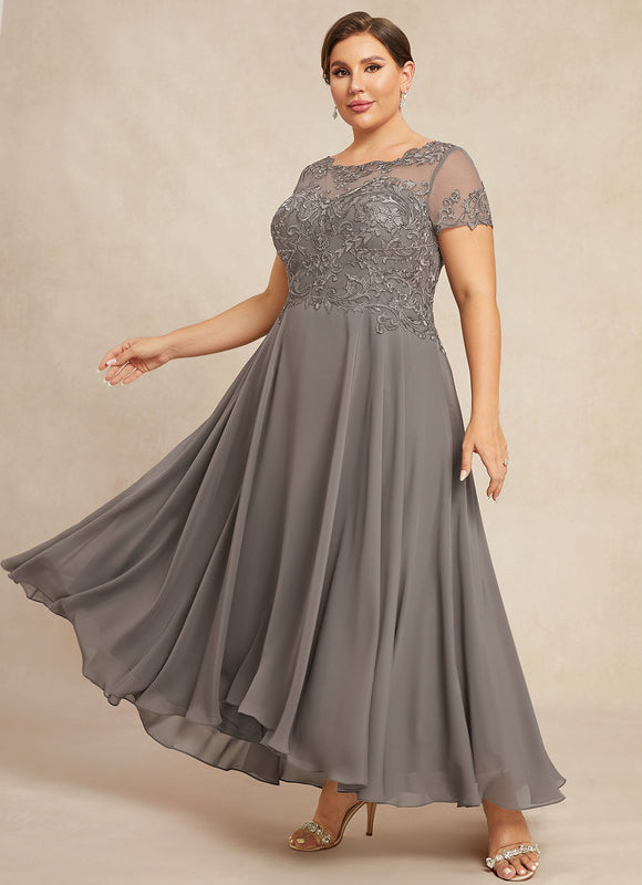 Robe Chic Illusion Grise - gallery 6