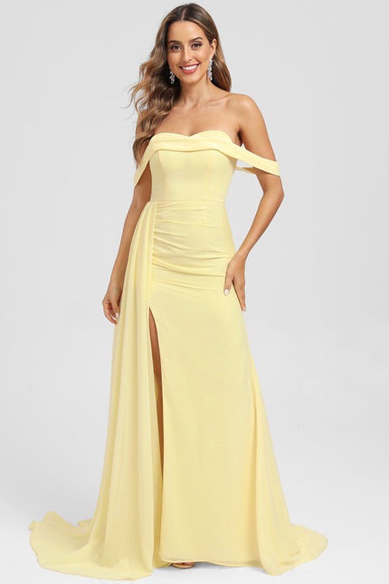 Robe Chic Jaune Éclatante - gallery 2