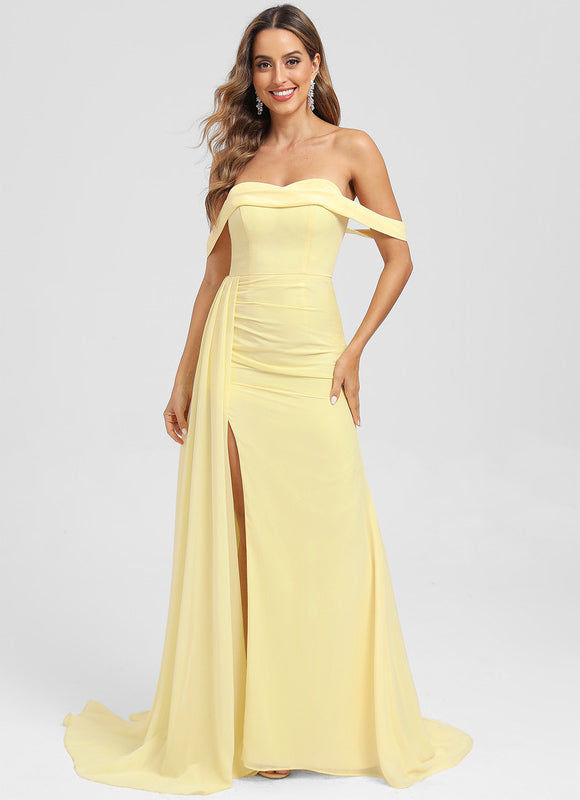 Robe Chic Jaune Éclatante - gallery 2