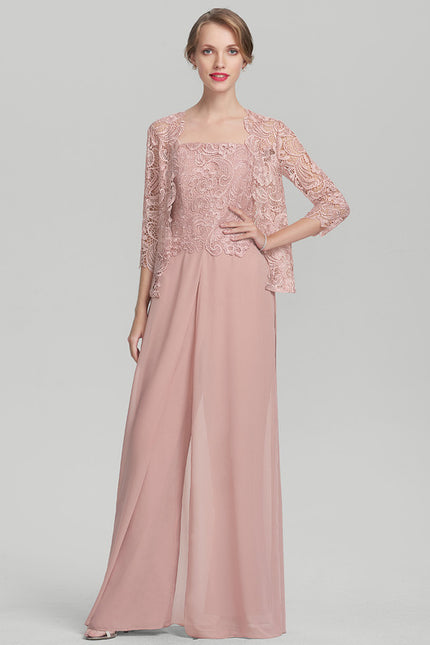 Robe Chic Élégance Rose Poudré