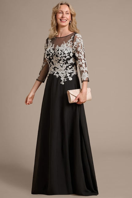 Robe Chic Élégante Noire - gallery 3