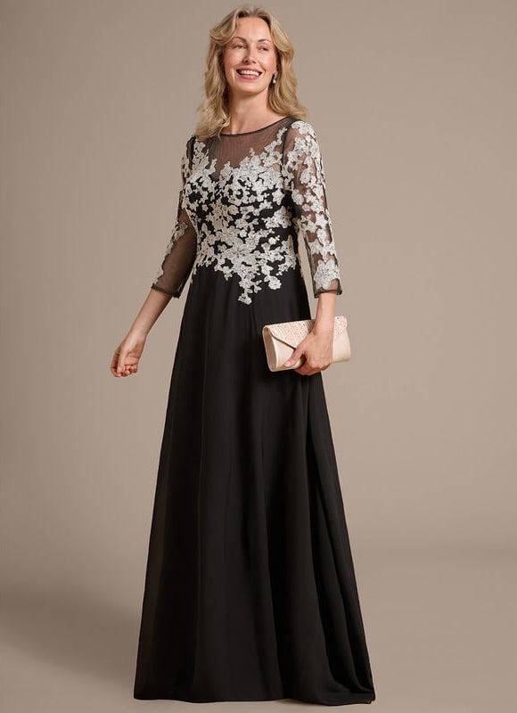 Robe Chic Élégante Noire - gallery 3