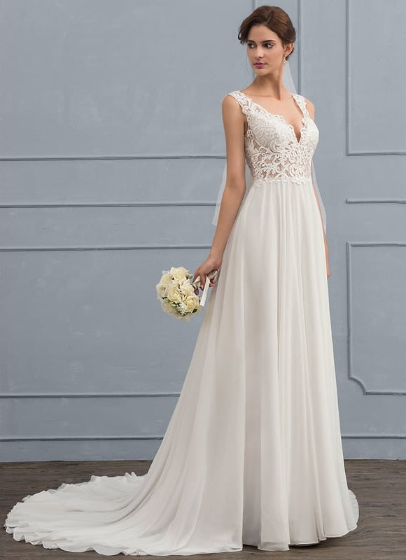 Robe Chic Vaporeuse Blanche - gallery 2