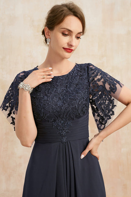 Robe Chic Mousseline Dentelle - gallery 1