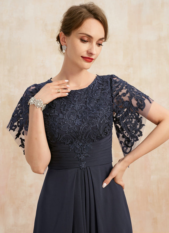 Robe Chic Mousseline Dentelle - gallery 1