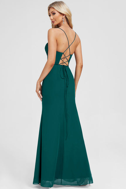 Robe Chic Velours Sombre Étoilé - gallery 1