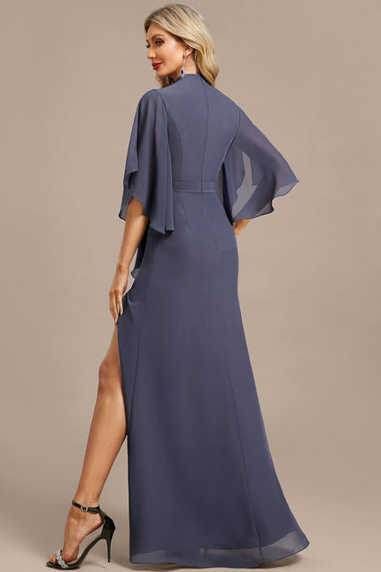 Robe Chic Fluide Drapée - gallery 6