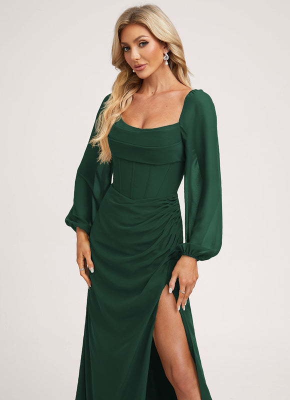 Robe Chic Satinée Beige - gallery 4
