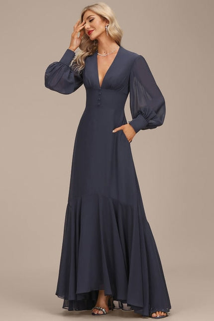 Robe Chic Nuit Élégante Flottante - gallery 4