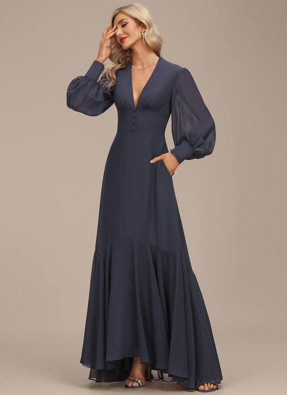 Robe Chic Nuit Élégante Flottante - gallery 4