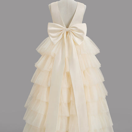Robe Chic Princesse Tulle Écru