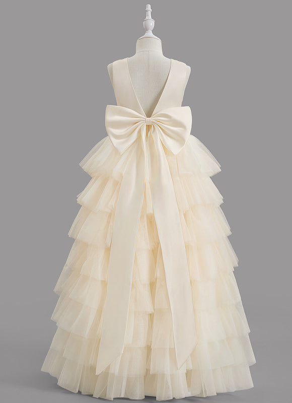 Robe Chic Princesse Tulle Écru