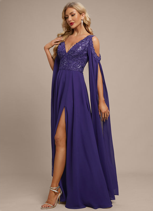 Robe Chic Violette - gallery 1