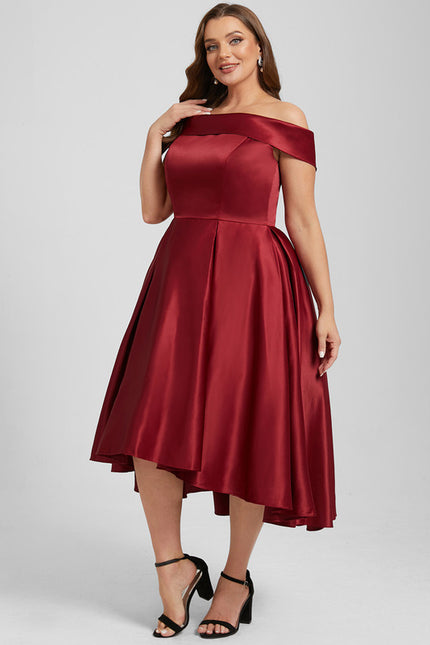 Robe Chic Bordeaux Élégance - gallery 8