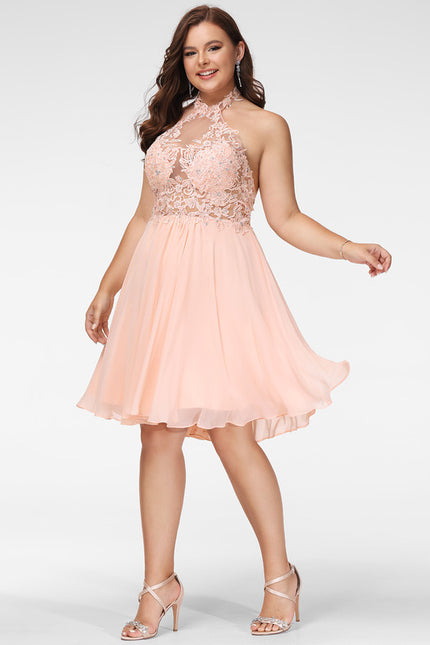 Robe Chic Élégance Pêche - gallery 9