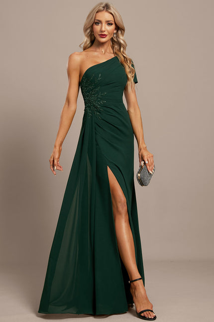 Robe Chic Émeraude Élégante - gallery 4