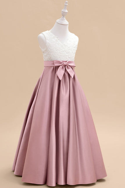 Robe Chic Satinée Enfant - gallery 2