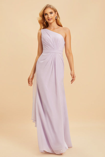 Robe Chic Asymétrique Beige - gallery 7