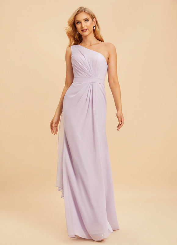 Robe Chic Asymétrique Beige - gallery 7