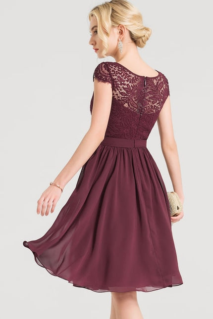 Robe Chic Chiffon Éclatante - gallery 2