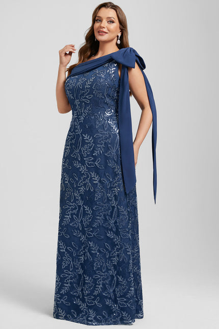 Robe De Soirée Chic Bleu Roi - gallery 9