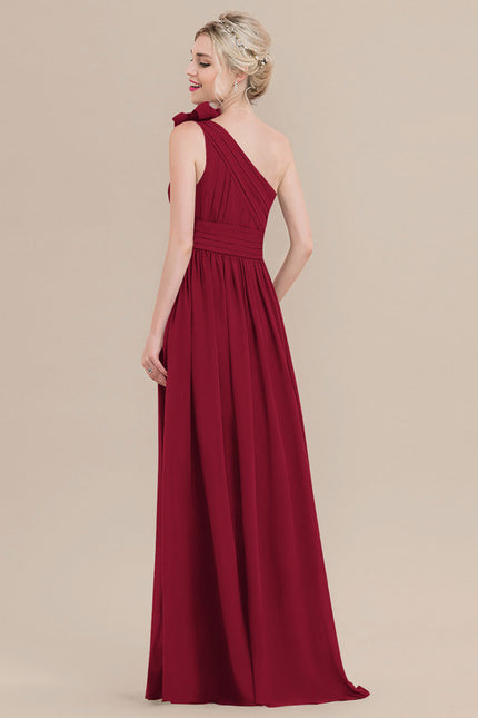 Robe Chic Rouge Profond Flottant - gallery 1