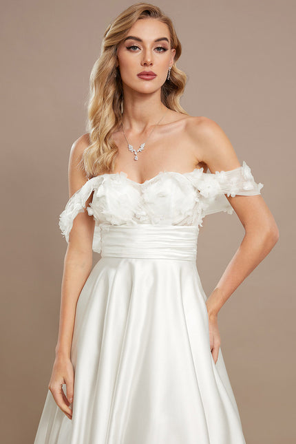 Robe Chic Élégance Florale Satinée - gallery 3