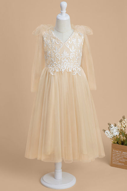 Robe Chic Tulle Beige