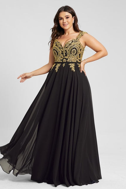 Robe Chic Longue Marine Élégante - gallery 5