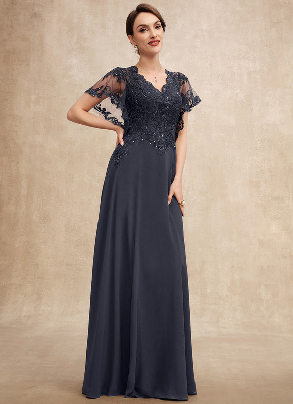 Robe Chic Longue Bleu Cobalt - gallery 4