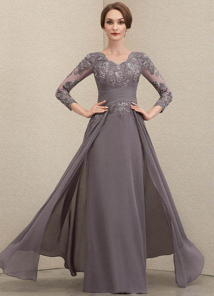 Robe Chic Gris Élégant