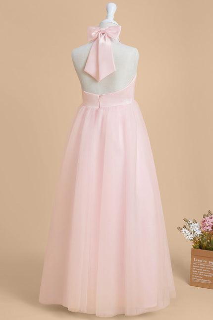 Robe Chic Fille Tulle Rose