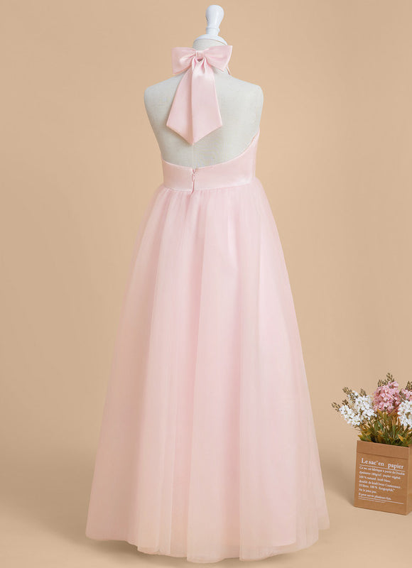 Robe Chic Fille Tulle Rose