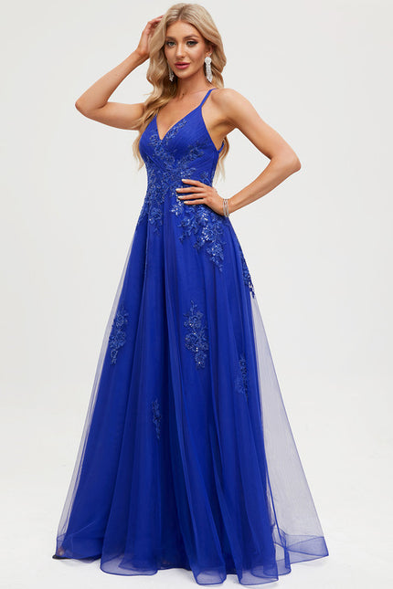 Robe Chic Bleue Étoilée - gallery 4